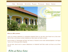 Tablet Screenshot of gaestezimmer-kastner.at